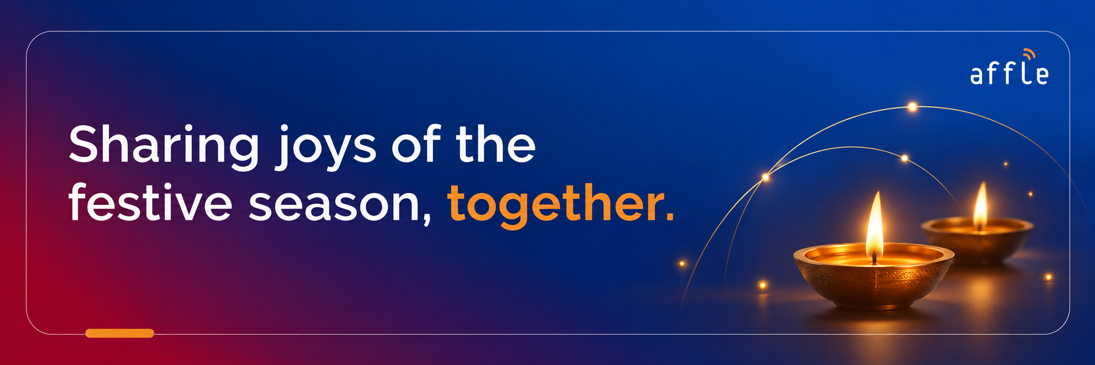 Diwali celebration banner